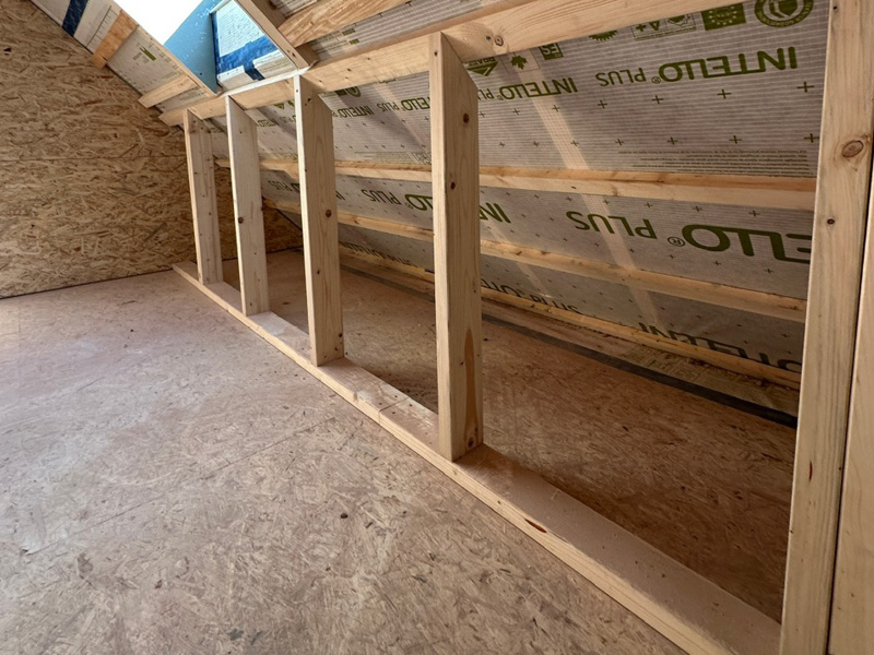 Innenausbau bei energetischer Dachsanierung, Zimmerei Friebel aus Hüllhorst